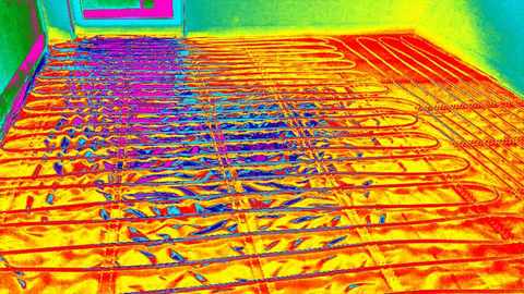 Thermografische Lecksuche wird durchgeführt