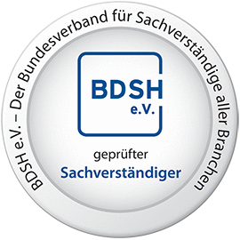 BDSH geprüfter Sachverständiger